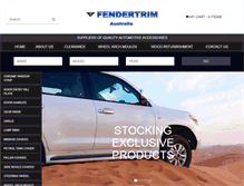 Tablet Screenshot of fendertrim.com.au